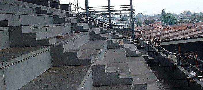 Concrete Stadium Step Units For Grandstands
