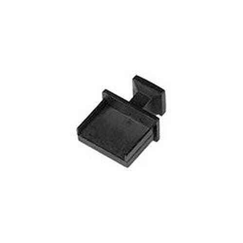 USB Type A Female Dust Cover, Black, 10-Pack