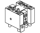 Single axial boring bar holder &#216;40mm H&#61;80mm / &#216;1�&#34;