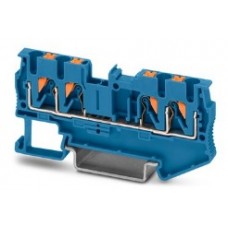 PT 2,5-QUATTRO-BU, 3209581 Feed-through terminal block,800 V,24 A