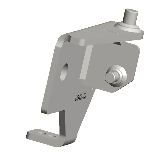 D549 - PS ENDPLATE RIGHT WELD ASSEMBLY