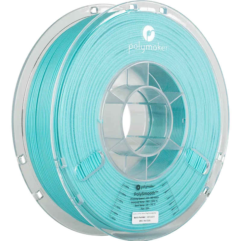 PolySmooth Teal 2.85mm 750gms 3D Printing Filament