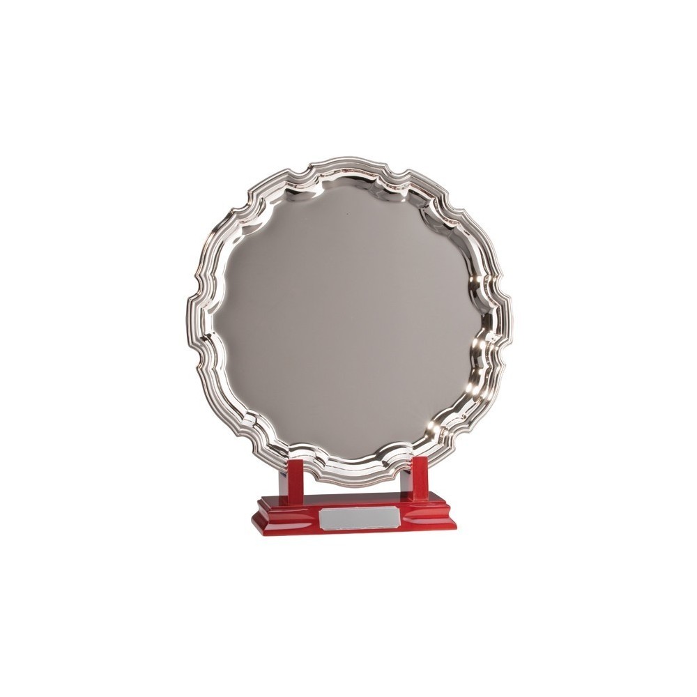 Suppliers Of Agustus Nickel Plated Salver  - 4 sizes Hertfordshire