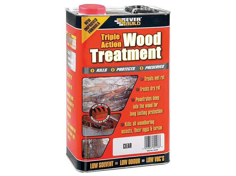 Everbuild Triple Action Wood Treatment 5L