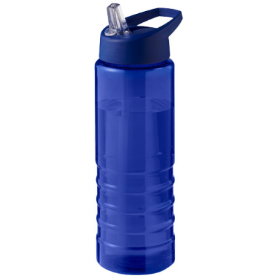 H2O ACTIVE® ECO TREBLE 750 ML SPOUT LID SPORTS BOTTLE in Blue & Blue.