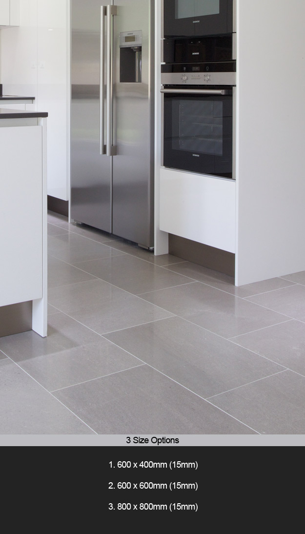 Contemporary Grey Limestone Flooring (95N)