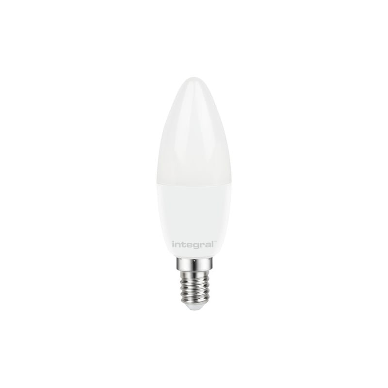 Integral E14 Candle LED Lamp Frosted 7.5W 5000K High Lumens