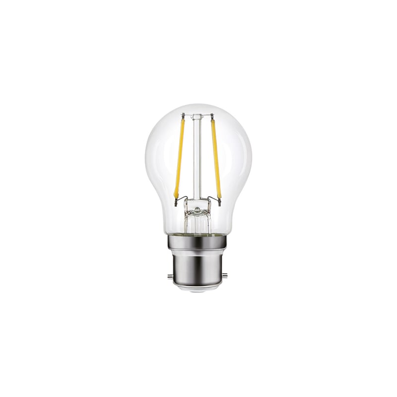 Integral B22 Non-Dimmable Cool White Omni Filament Golf Ball Bulb 2W