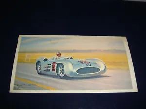 F1 Juan Fangio Rookie Card Motor Racing In The Mobil Grand Prix Issue # 27 Good