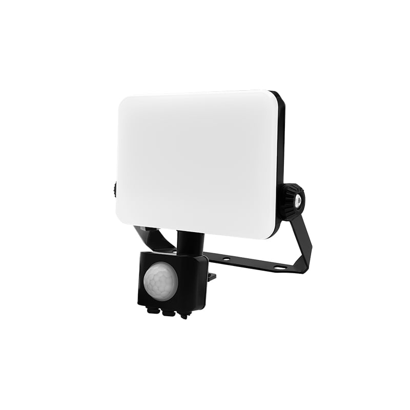 Ovia Sentro Frameless LED Floodlight IP65 30W 4000K With PIR