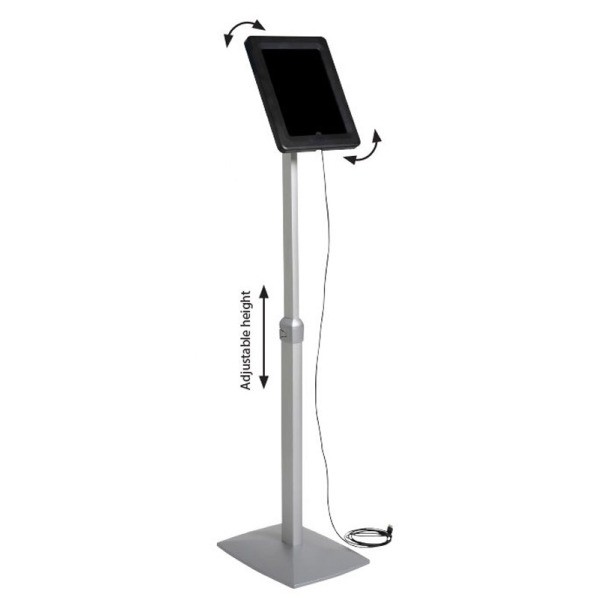 Height Adjustable iPad Floor Stand