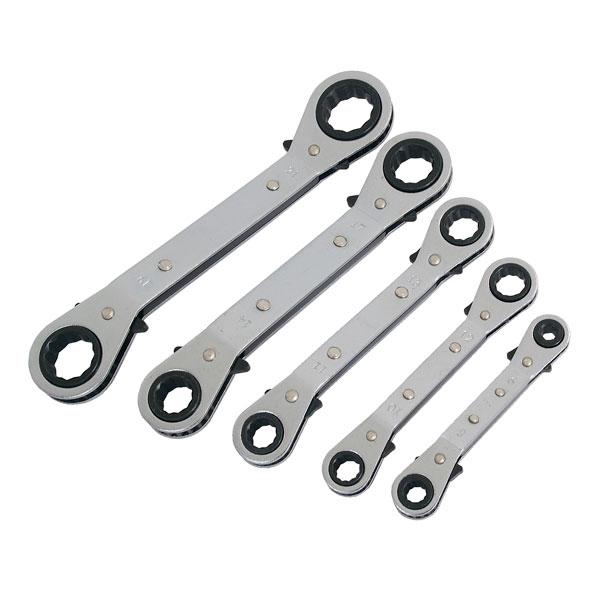 Neilsen 5 Pc Offset Ratchet Ring Spanner Set - CT1624