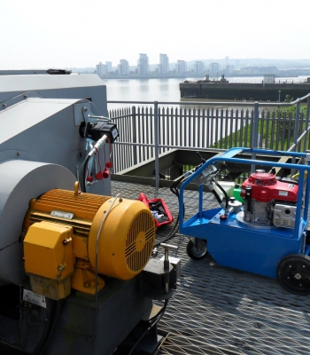 Wheeled Portable Power Units for Biomass Industry