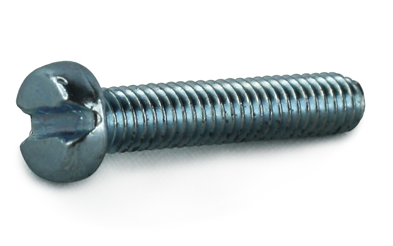 M3x50mm Slot Cheese Head Machine Screw BZP