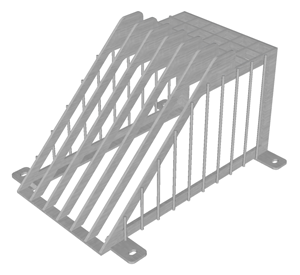 Cage Trash Screen with Catwalk 