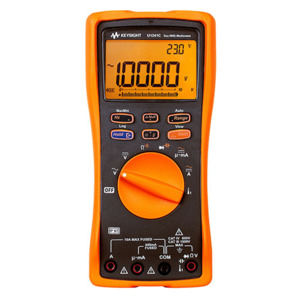 Keysight U1241C Handheld Digital Multimeter, True RMS 10000 Count, CAT III 1000 V, 4 Digit, IP67