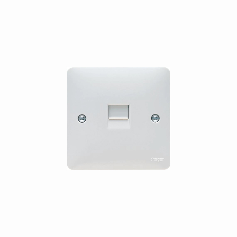 Hager Sollysta RJ11 Socket