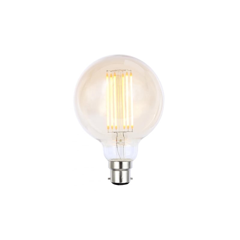 Forum LED Filament Lamp G95 B22 6W Tinted