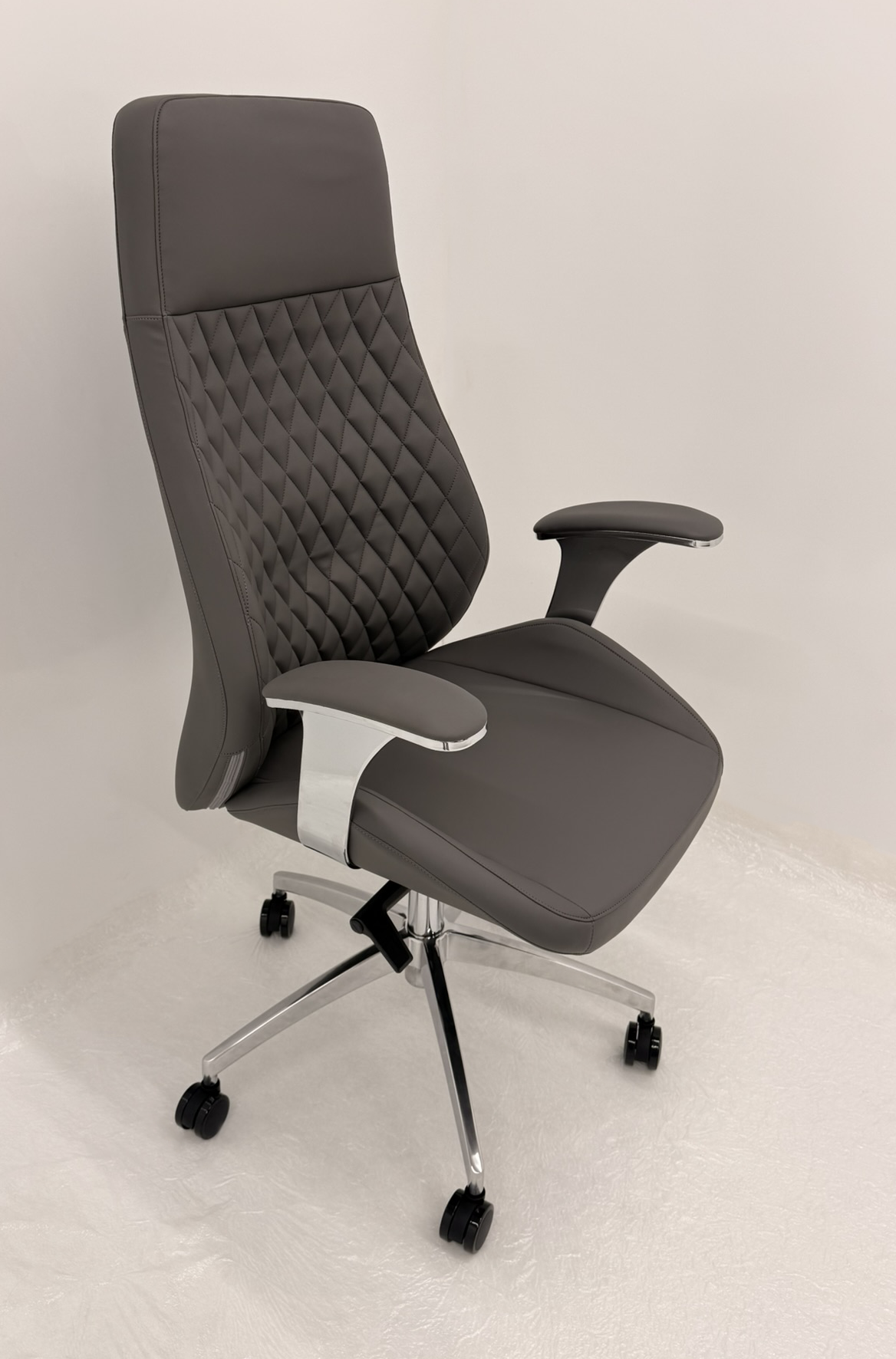 Providers Of Contemporary Grey Leather Reclining Executive Office - YS1107A