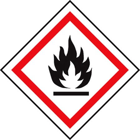 Flammable GHS label