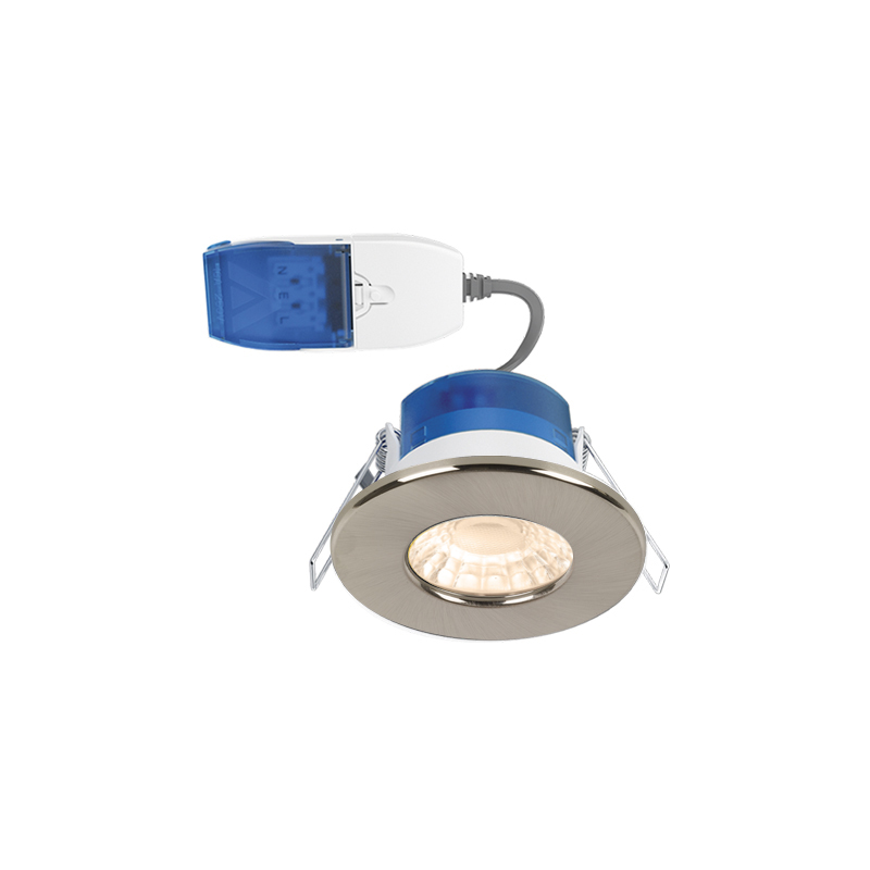 Aurora R6 High CRI Fire Rated LED Downlight Satin Nickel 4000K