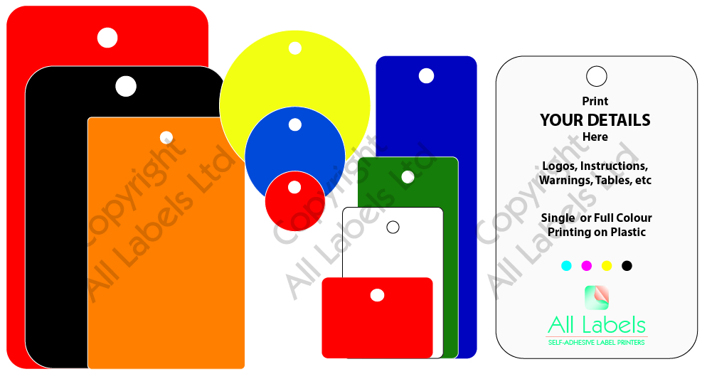 Blank And Numbered Polypropylene Tags