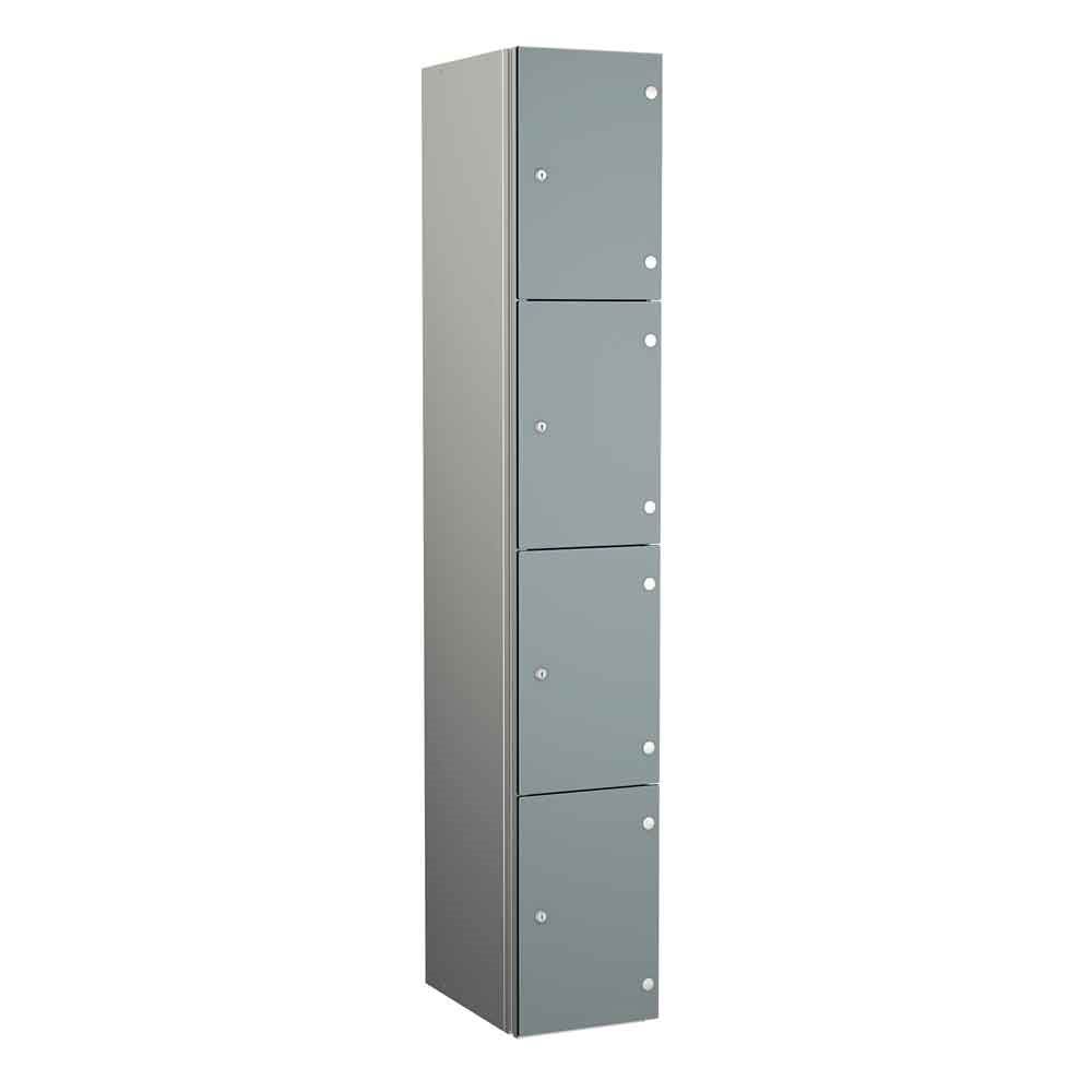 Coin Operated Aluminium Body 4 Door Locker 1800H