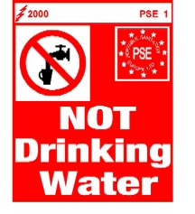 PSE 01 - Not Drinking Water + PSE Logo Label (100)
[PSE1]