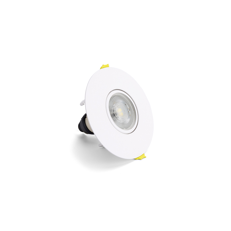 Integral Evofire Tiltable Fire Rated 70-100mm GU10 Downlight IP20 White