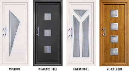 Modern Aluminum Entrance Door Panels