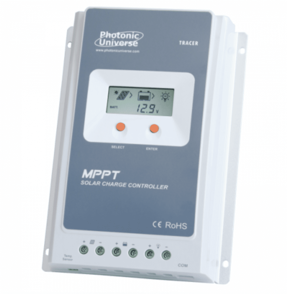 high efficiency 40a mppt solar charge controller for solar panels up to 520w (12v) / 1040w (24v) up to 100v