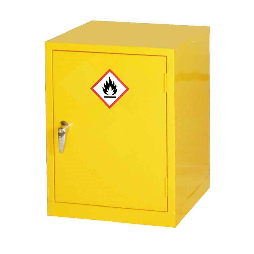 10 Ltr Yellow Hazardous Cabinet 610H x 457W x 457D by Elite For The Educational Sectors