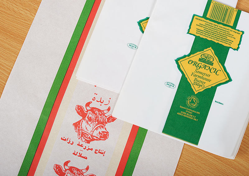 Printed Butter Wraps & Coverleaves Suppliers