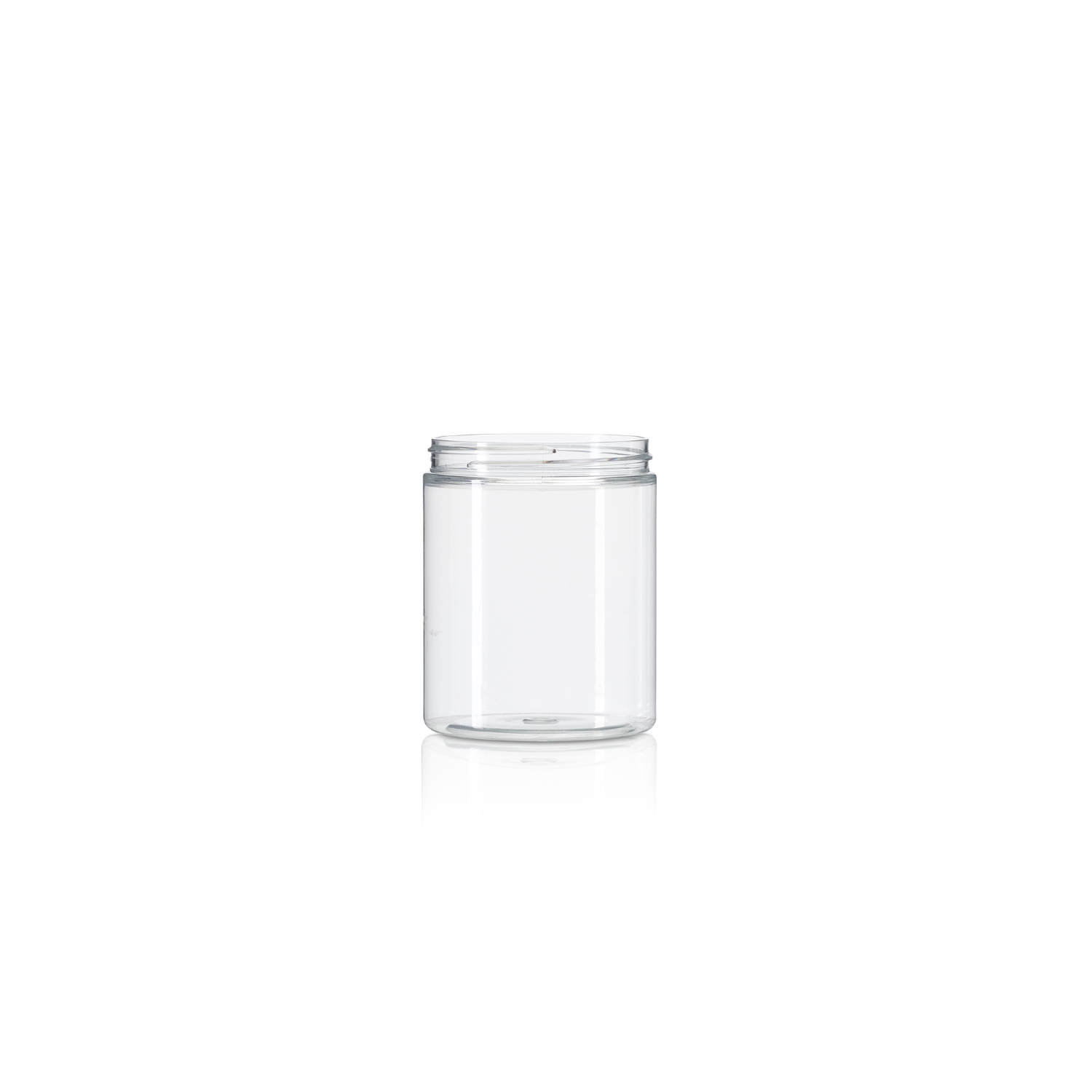 300ml Clear PET Straight-Sided Jar - 70/400 neck
