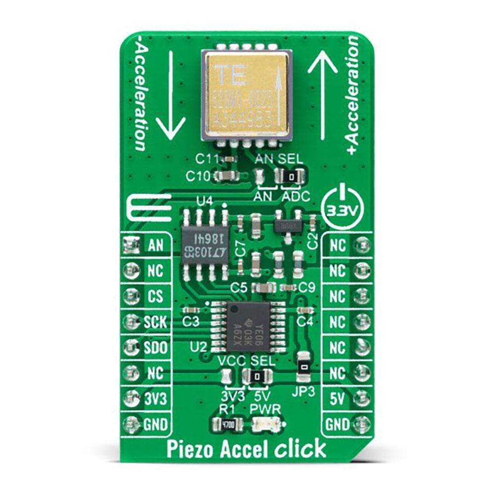 Piezzo Accel Click Board