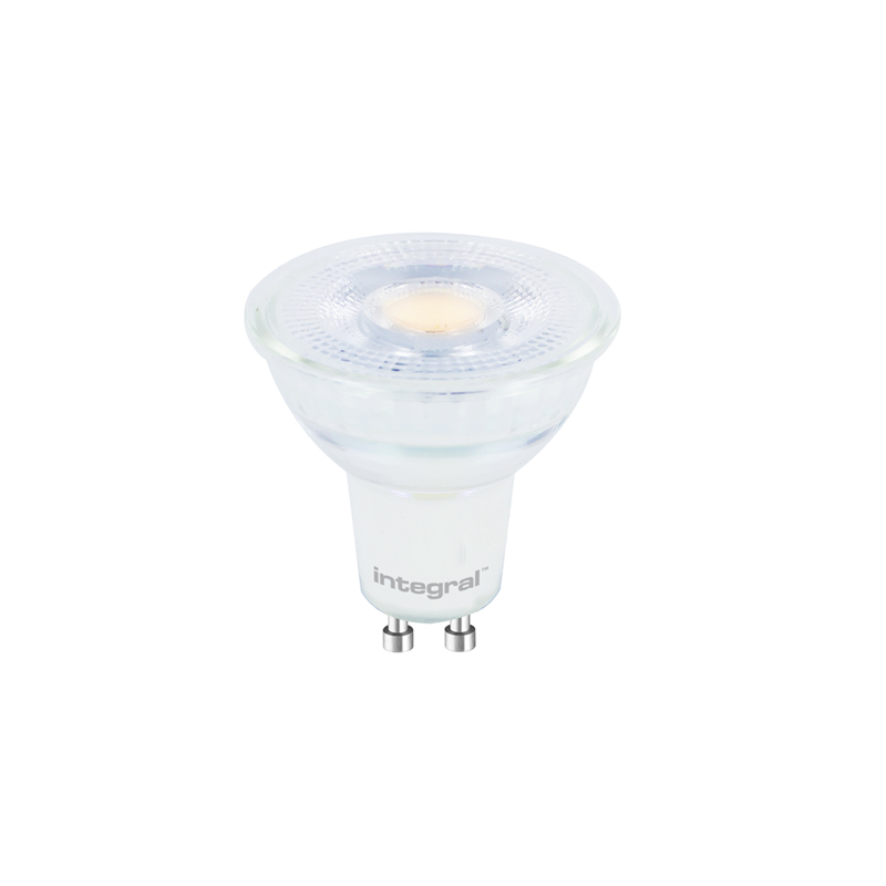 Integral Glass Non Dimmable GU10 LED 2700K