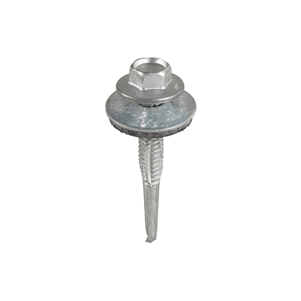 5.5 x 55mm Tek Screw - Self Drilling #5 with Flanged Hex Head (x100)