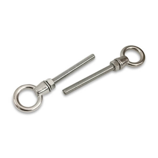 A4 ST/ST Long Shank Eye Bolts M12 x 120mm