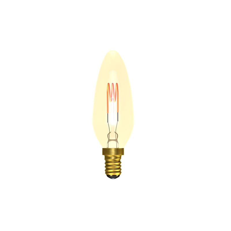 Bell Dimmable Vintage Soft Coil Vertical LED Filament Candle 4W