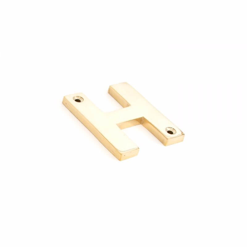 Anvil 83801H Pol. Brass Letter H