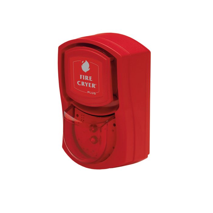 Vimpex Fire-Cryer Plus, Red Voice Sounder /w Deep Base and Red Beacon