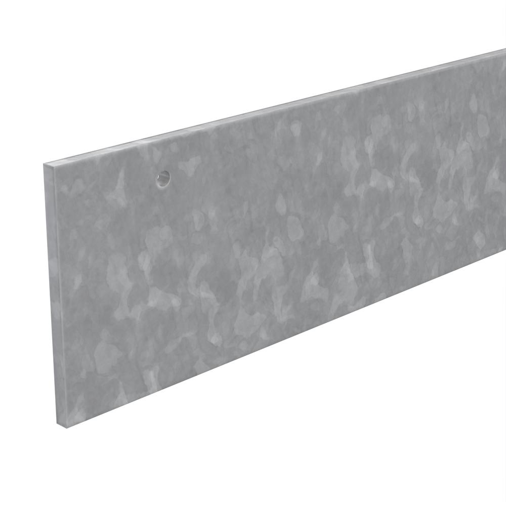 100 x 6mm - 3000mm Galvanised Kick Plate