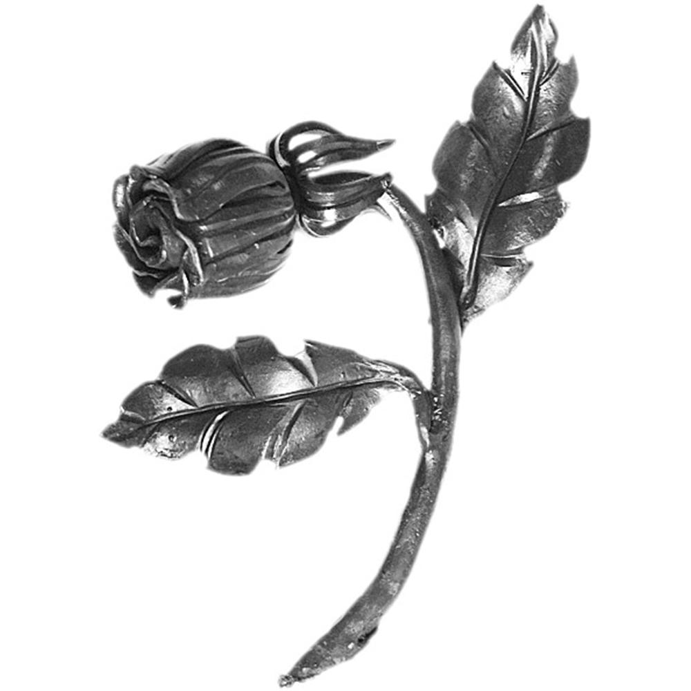 Hand Forged Flower - H 200 x W 110mm