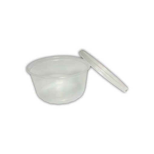 Delipot microwaveable and lid 12oz - CD121X cased 500 For Catering Hospitals