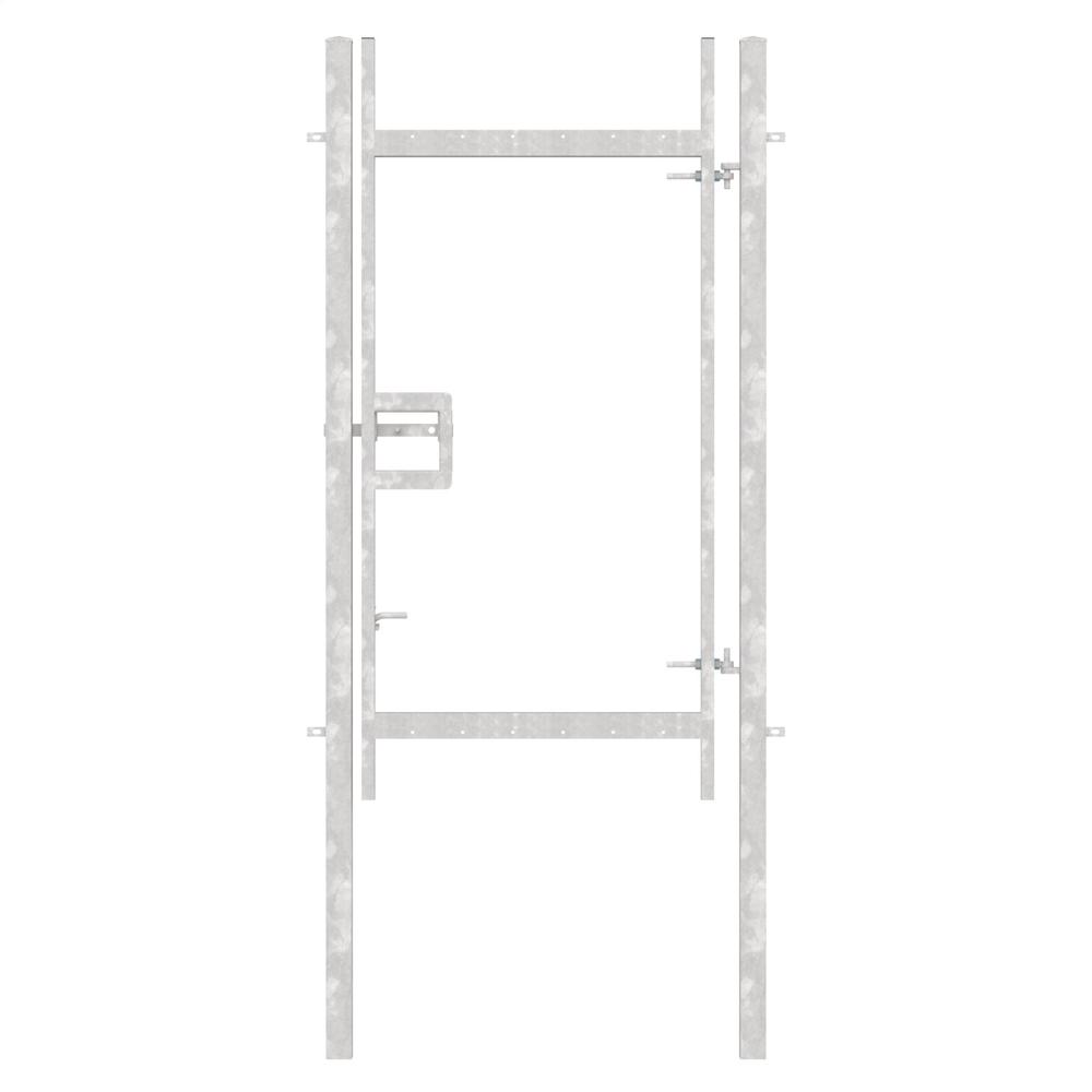 Single Leaf Gate Frame - LH  2.4m x 1.2mComes with posts, slide latch & hinges