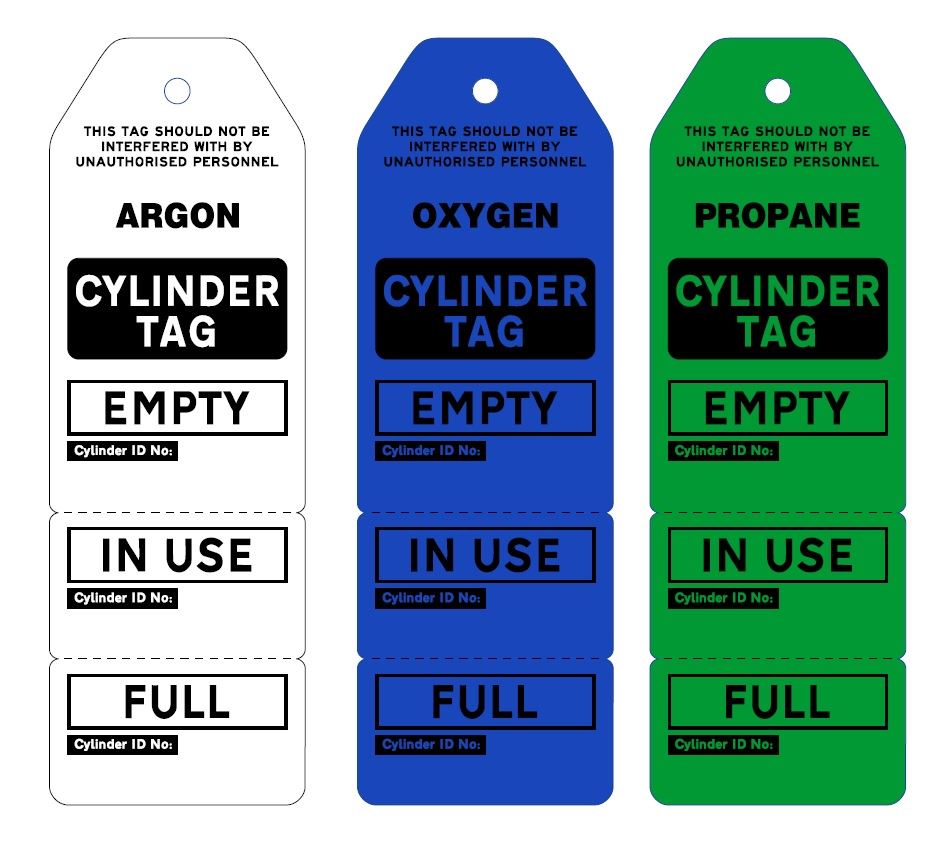 Durable Gas Cylinder Tank Tags