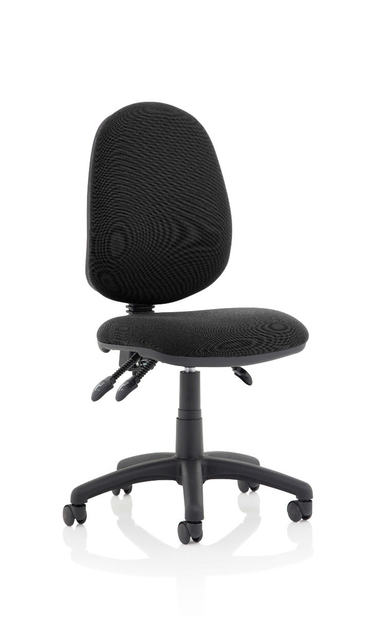 Eclipse 3 Plus Fabric Operator Office Chair - Optional Colour and Armrests Huddersfield