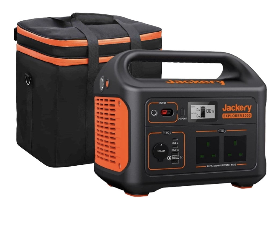 Jackery Explorer 1000 Portable Power Station + Carrying Case