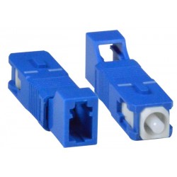 LC-SC Simplex Singlemode Fiber Optic Adapter, Female to Male