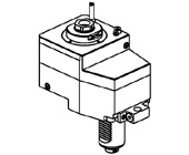 &#177;90&#176; adjustable angle driven tool with digital display, geared-up 1:2